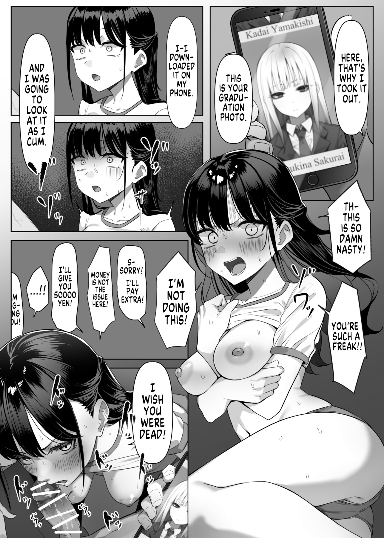 Hentai Manga Comic-How I Met my Old Classmate at an Adult Service Place-Chapter 2-5